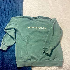 green magnolia sweatshirt